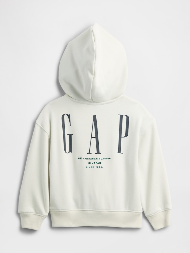 30th アニバーサリー ヴィンテージソフト GAPロゴ ジップアップパーカー (幼児・ベビー)-3