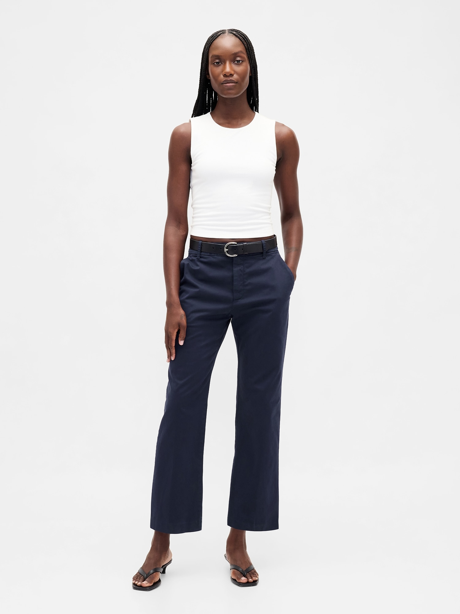 KAKI URBAIN À TAILLE MI-BASSE