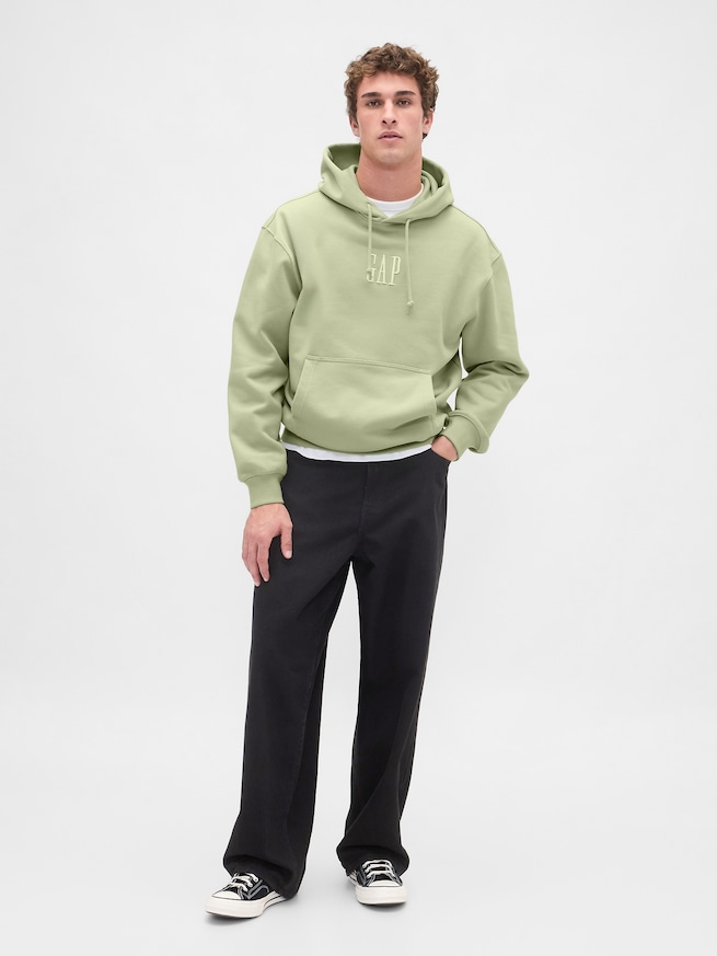 ヘビーウェイト オーバーサイズ GAPロゴパーカー-1