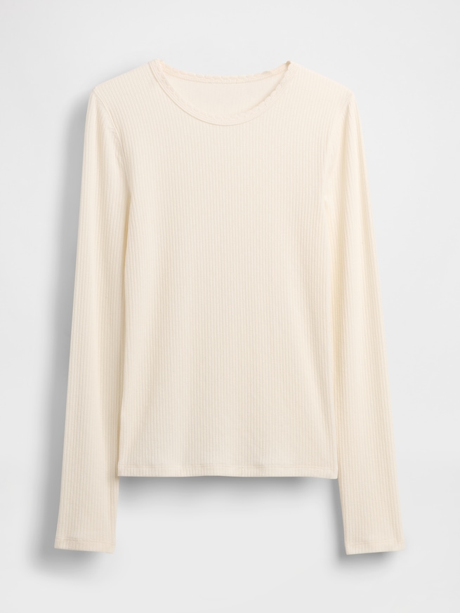 ポインテール リブTシャツ-4