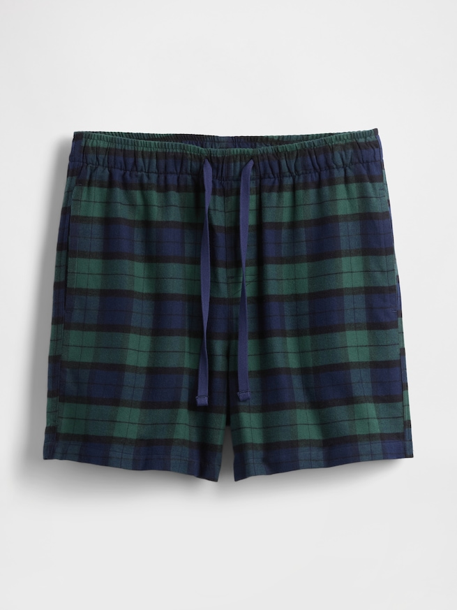 スーパーソフト フランネル パジャマ ボクサーショートパンツ (ユニセックス)-5