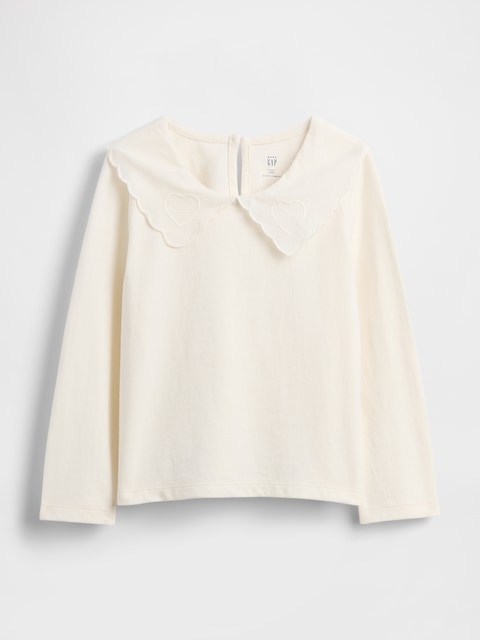 Baby & Toddler Heart Collar Top