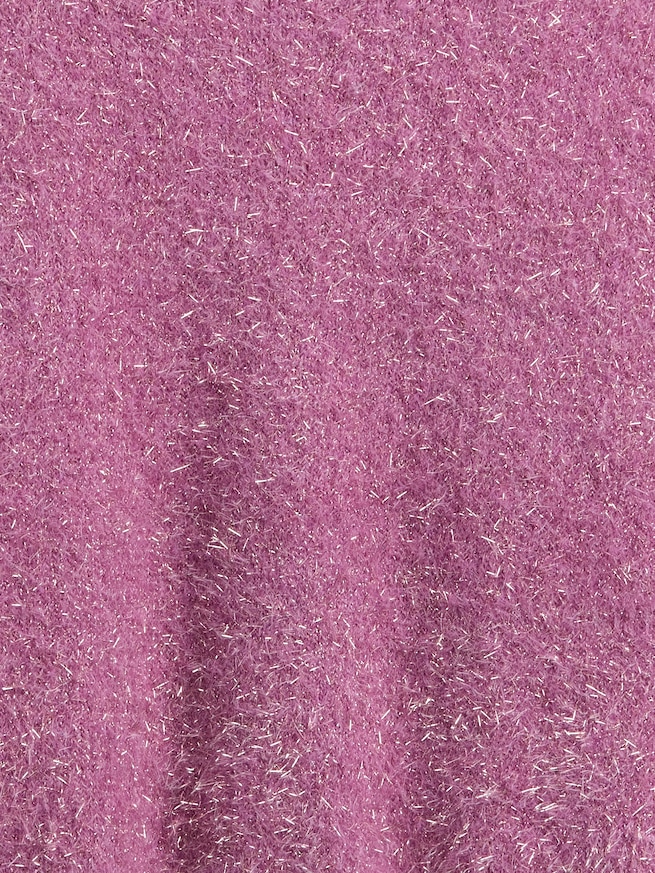 メタリック アイラッシュ クルーネックセーター (キッズ)-4