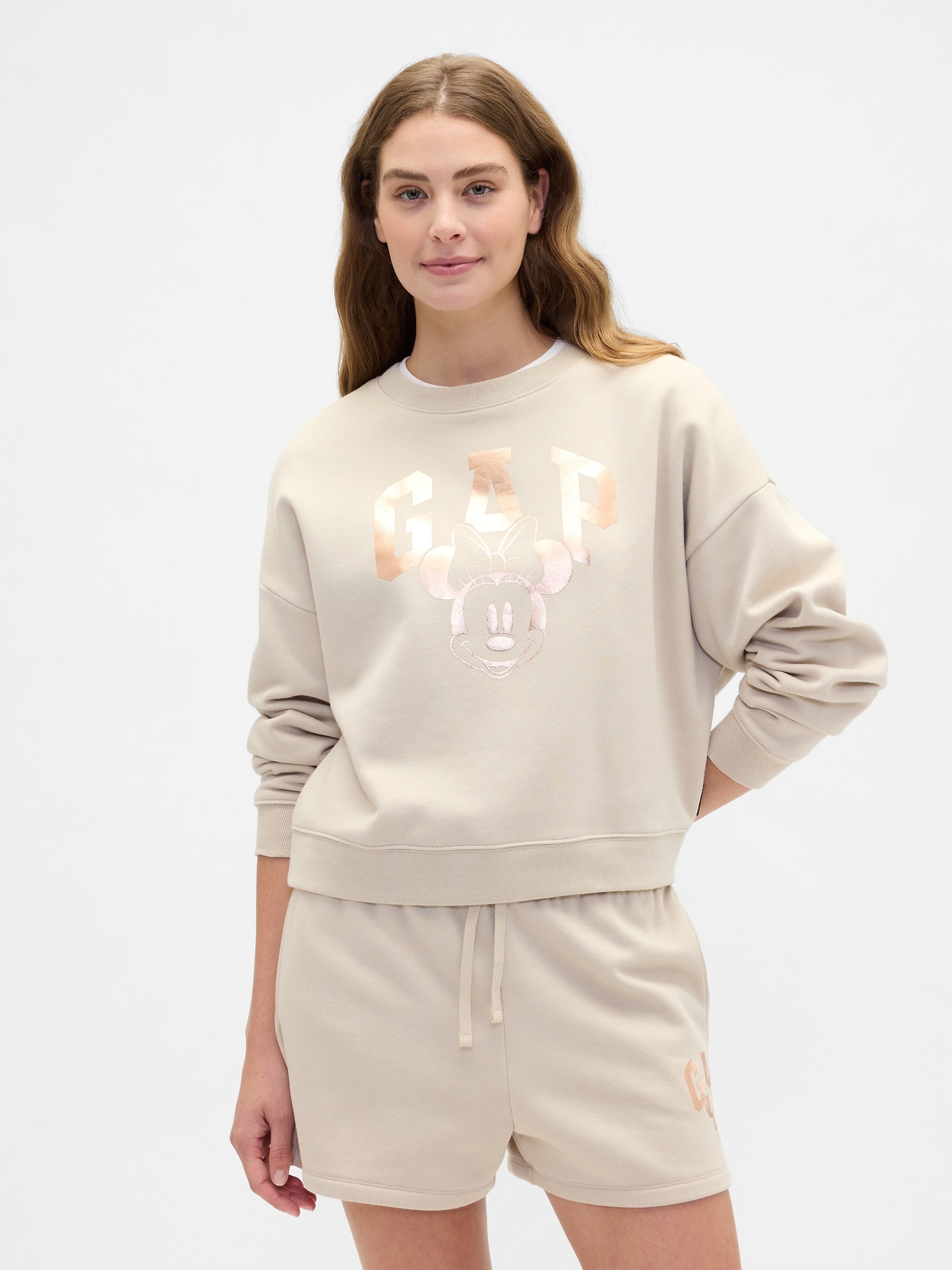 Gap × ディズニー オーバーサイズ GAPロゴ スウェットシャツ-0