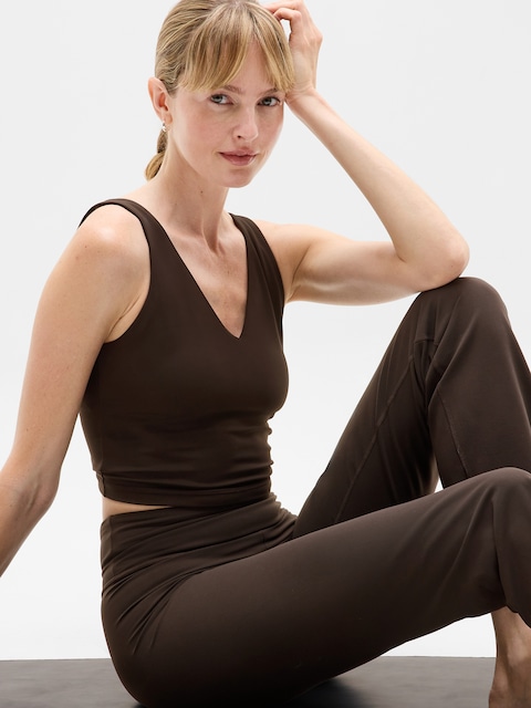 Transcend V-Neck Crop Sports Bra A-C