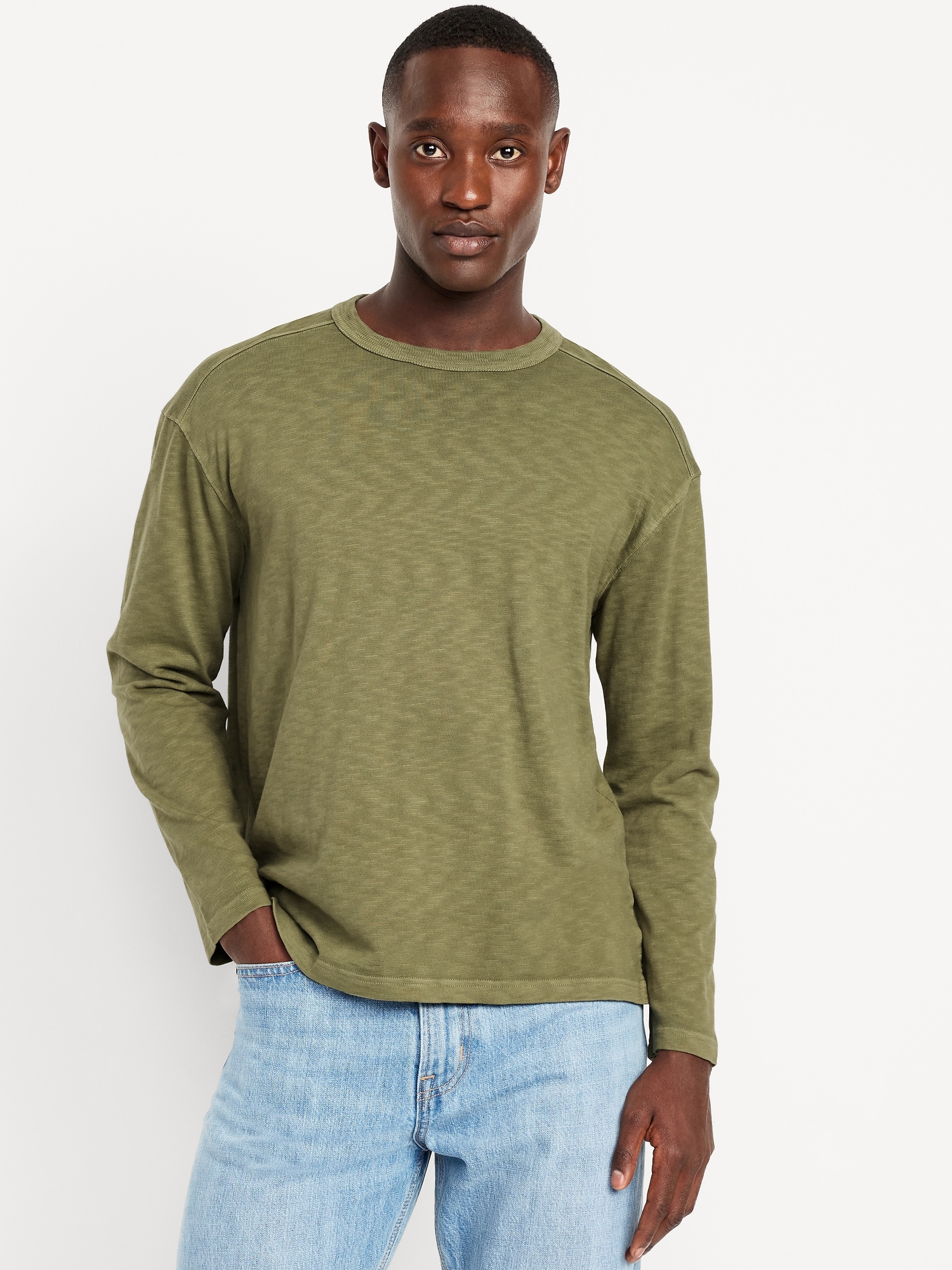 T-SHIRT EN TISSU FLAMMÉ ÉPAIS