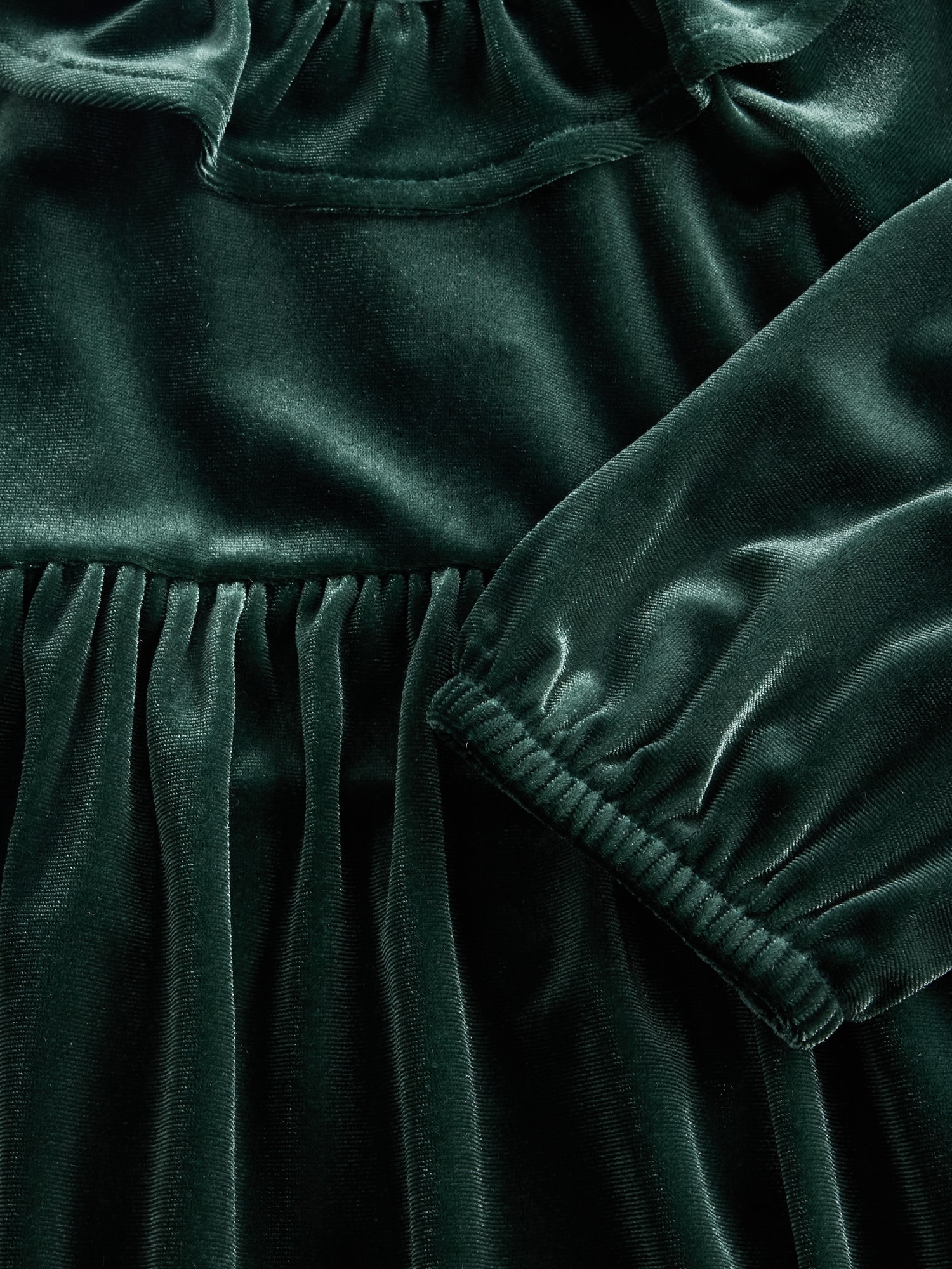 べロア ラッフルフリル 襟付きワンピース (幼児・ベビー)-3