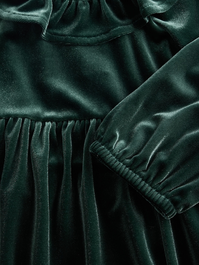 べロア ラッフルフリル 襟付きワンピース (幼児・ベビー)-3