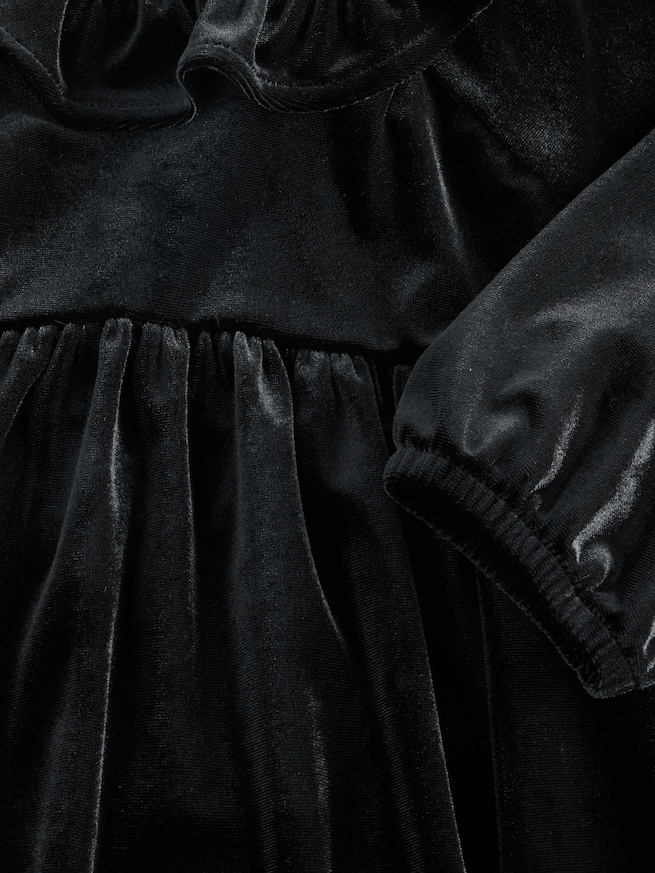 べロア ラッフルフリル 襟付きワンピース (幼児・ベビー)-3