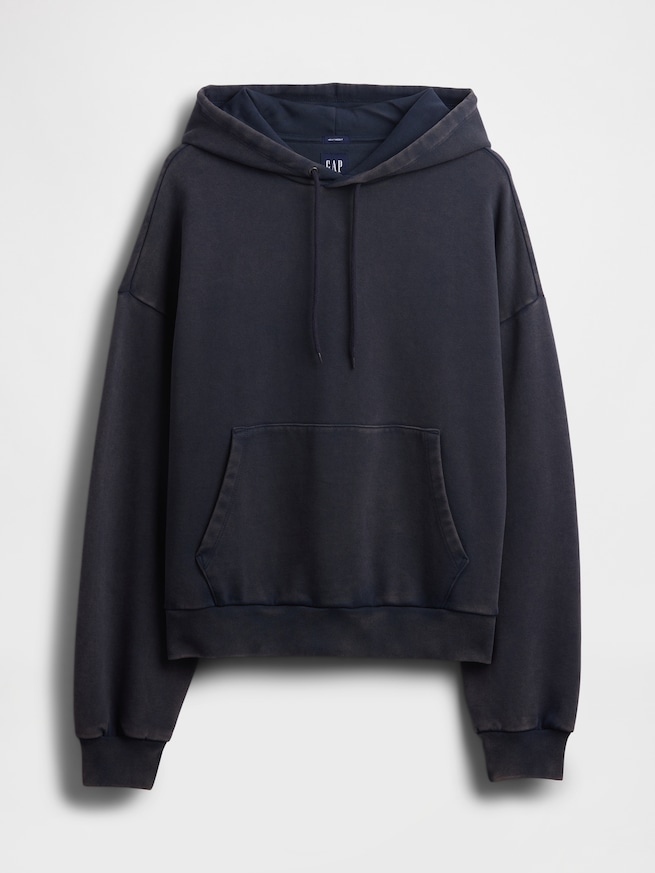 ヘビーウェイト クロップドパーカー-4