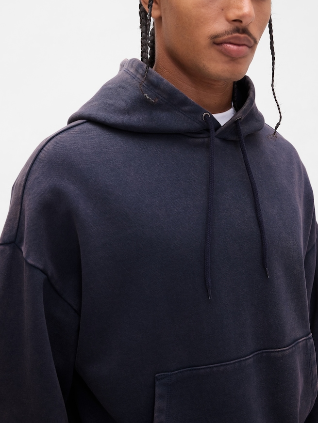 ヘビーウェイト クロップドパーカー-3