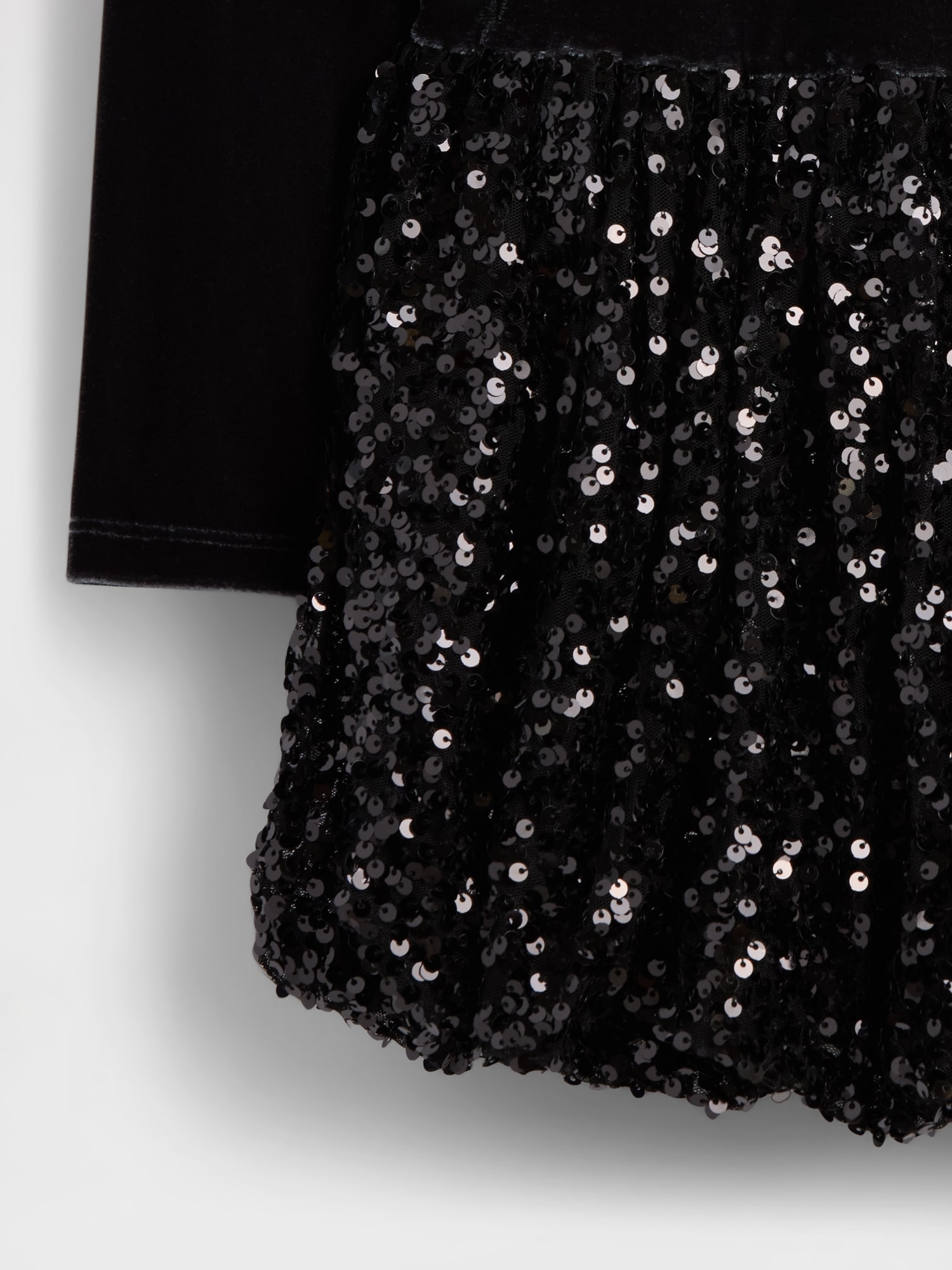 ミックスメディア スパンコール バブルワンピース (キッズ)-3