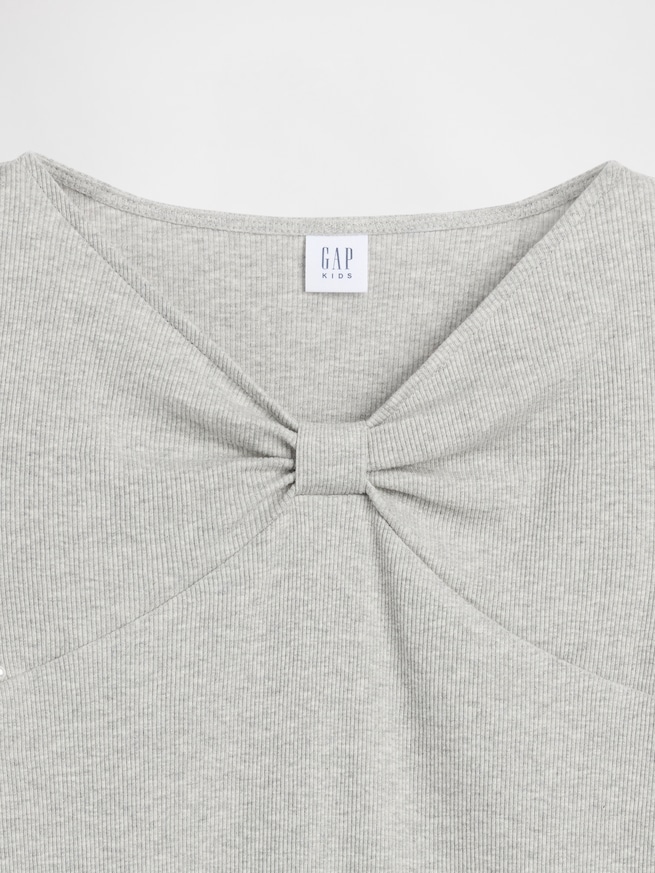 リボンネック Tシャツ-3