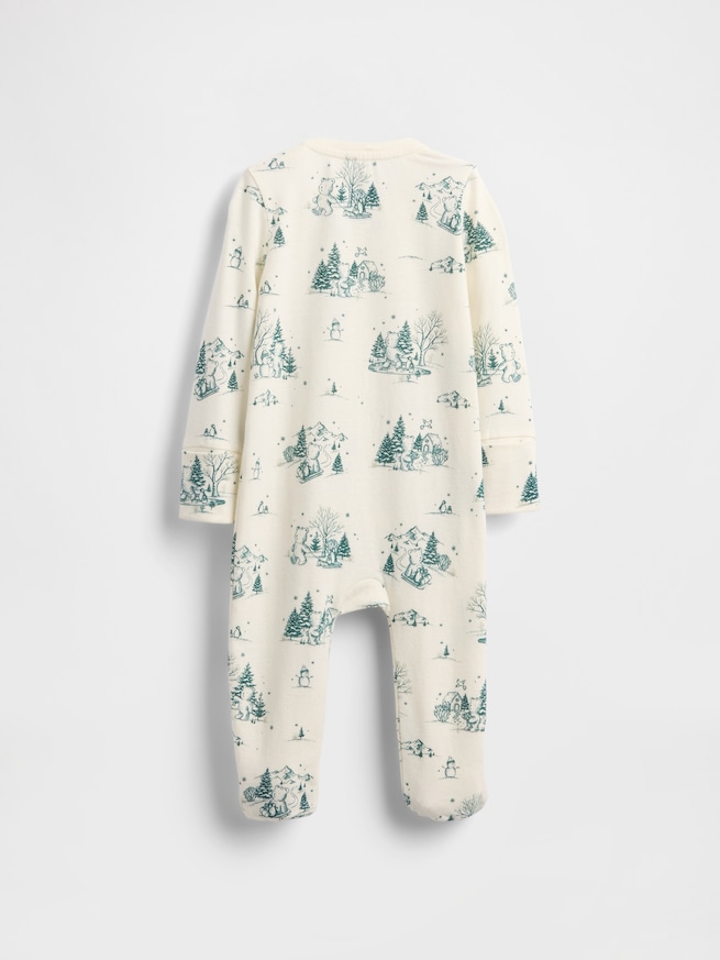 はじめてのお気に入り 足つき カバーオール (ベビー)-1