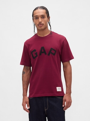 ヘビーウェイト GAPロゴ クロップドTシャツ
