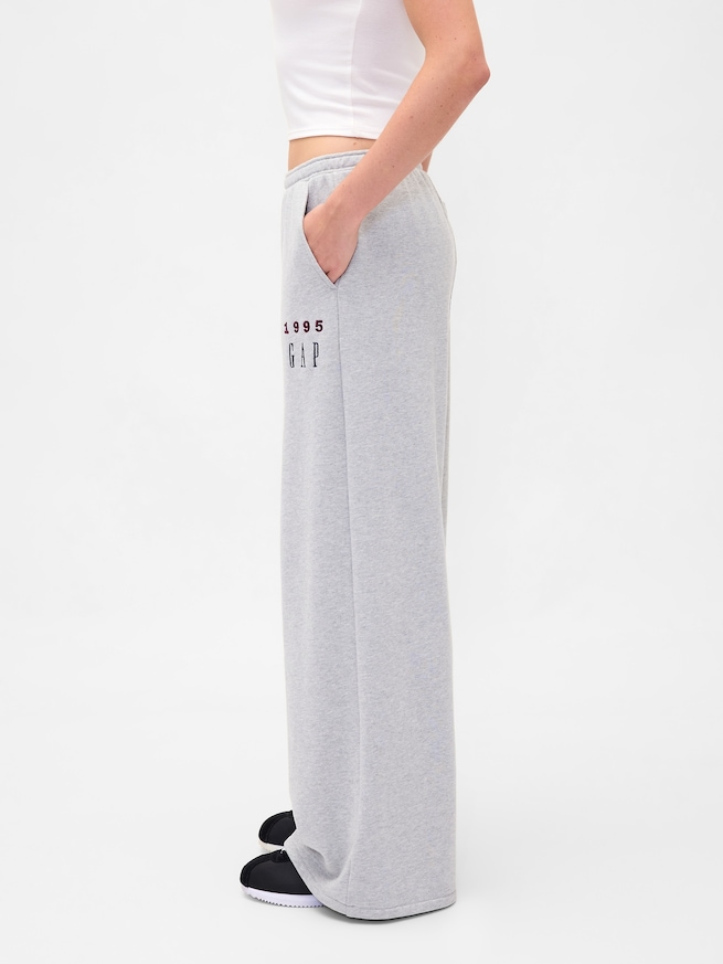 30th アニバーサリー ヘビーウェイト フレンチテリー GAPロゴ バギースウェットパンツ-2
