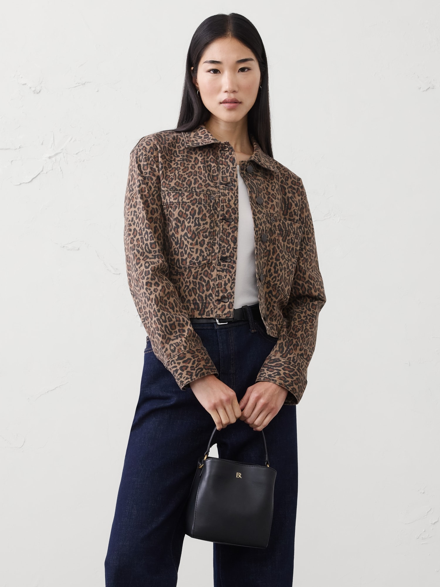 Denim Cropped Jacket