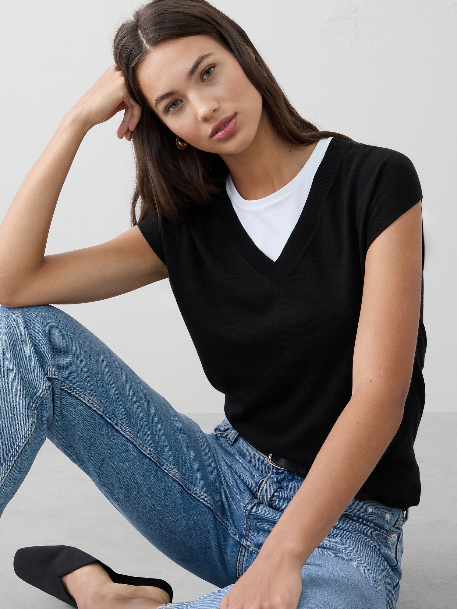 Forever Round-Hem Sweater