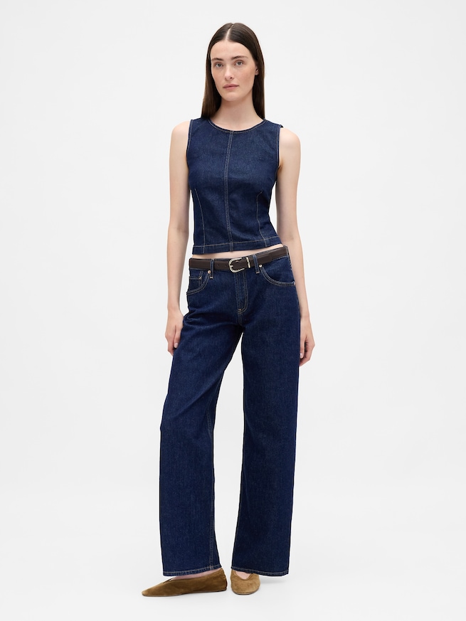 ローライズ '90s ルーズフィット デニム-0