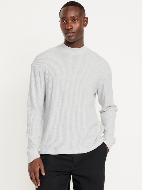 Heavyweight Long-Sleeve Waffle T-Shirt
