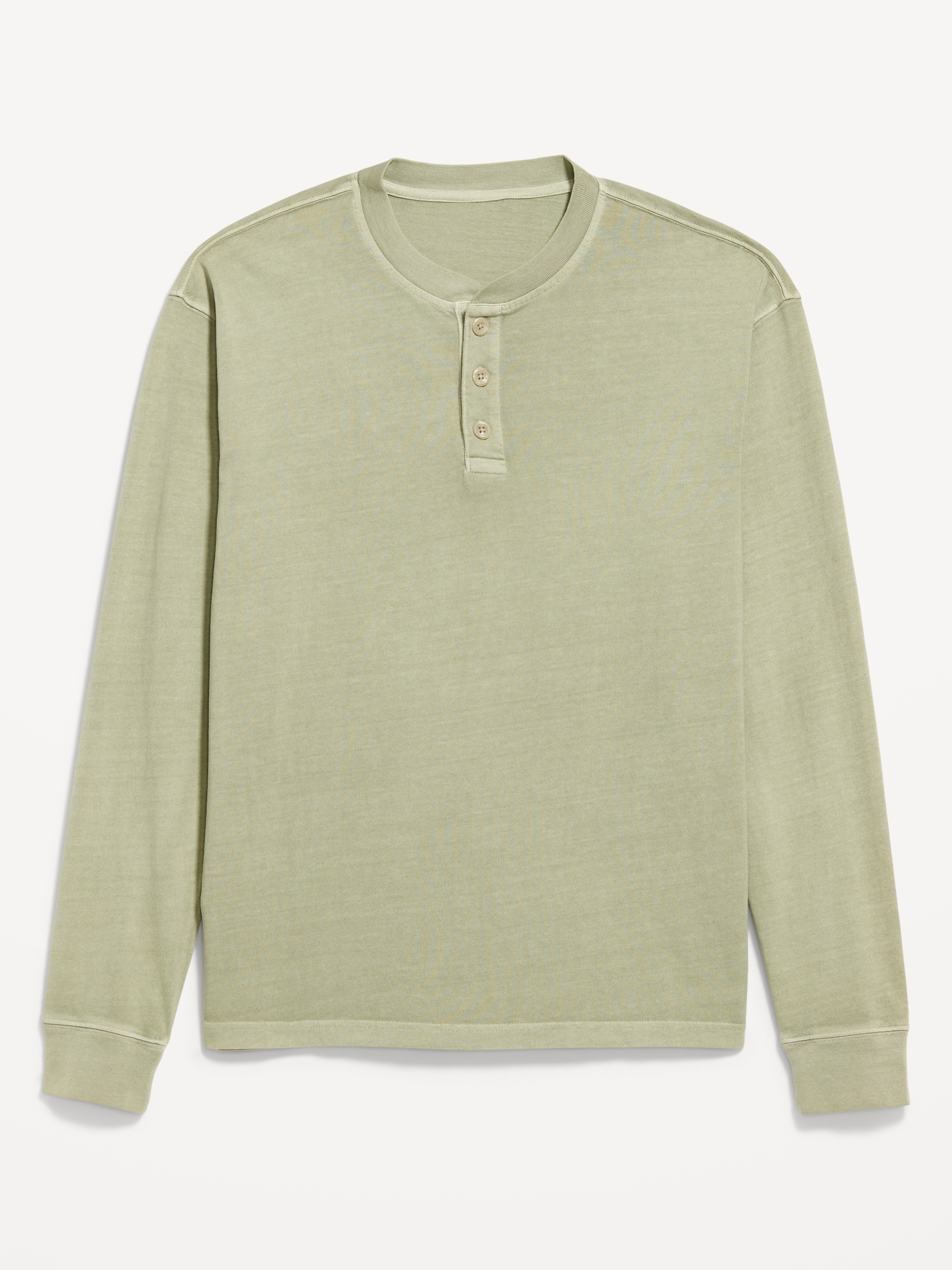 T-SHIRT HENLEY EN TISSU ÉPAIS