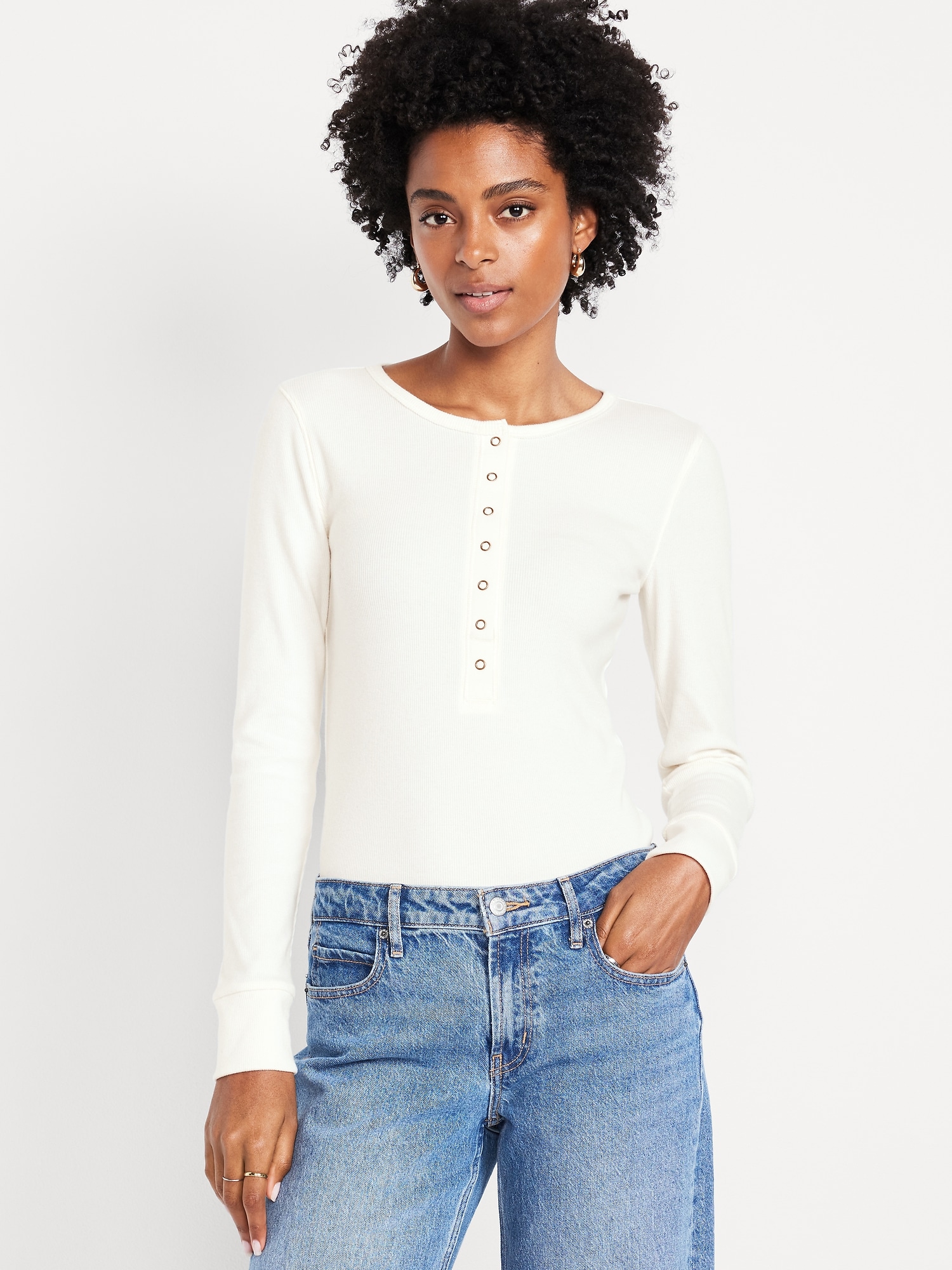Men's Waffle Knit Henley | Old Navy
