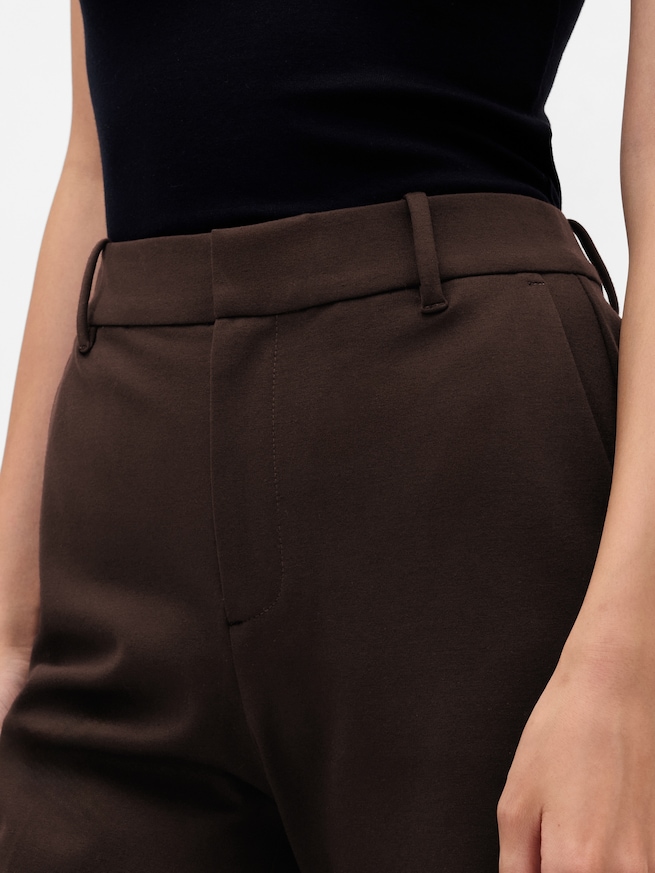 ハイライズ ポンチ ワイドパンツ-6