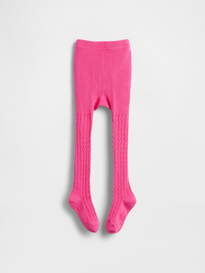 くまさんケーブルニットタイツ (ベビー＆幼児)-1