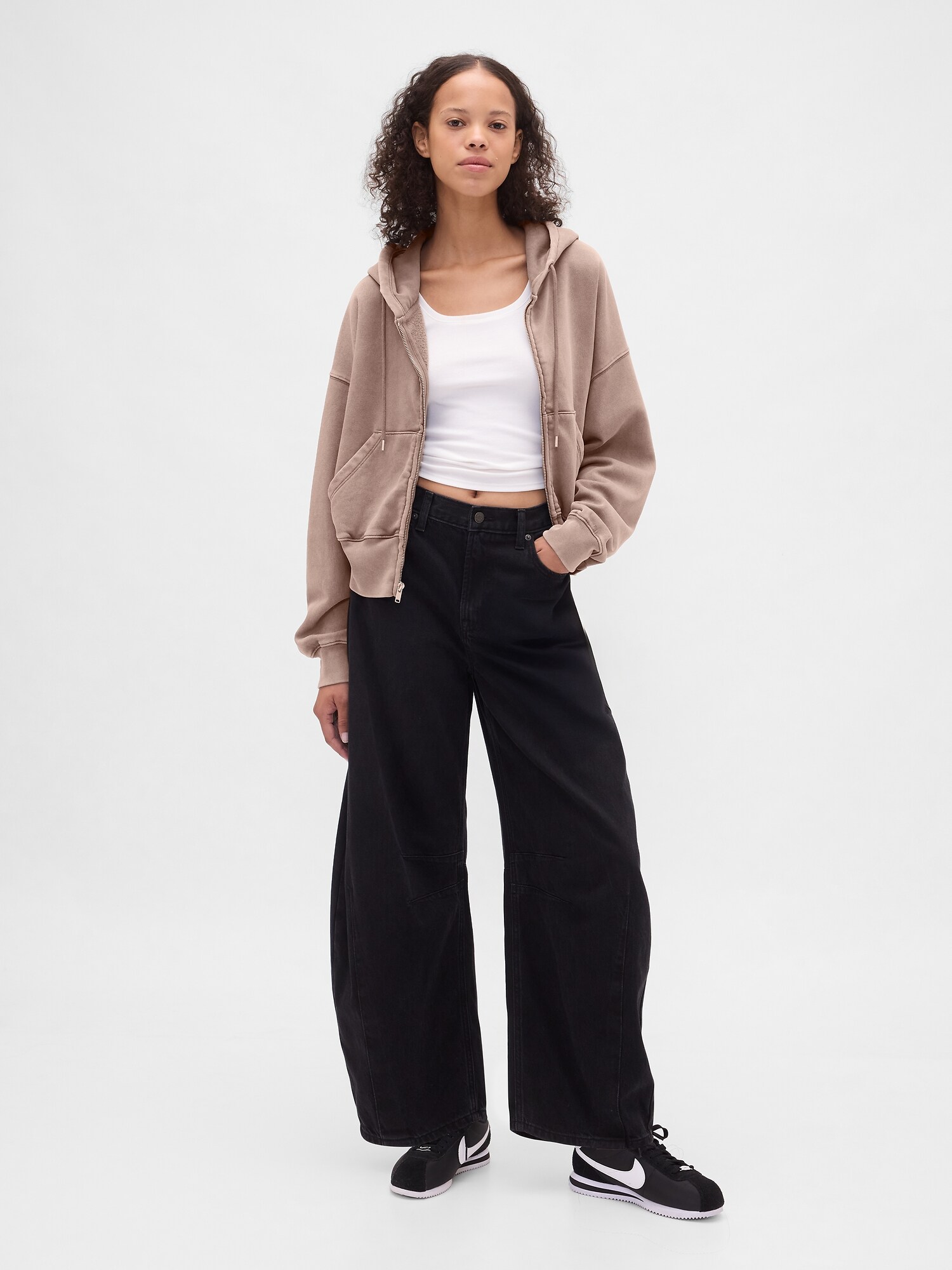 Gap公式オンラインストア | ヴィンテージソフト ジップアップ ウェッジ