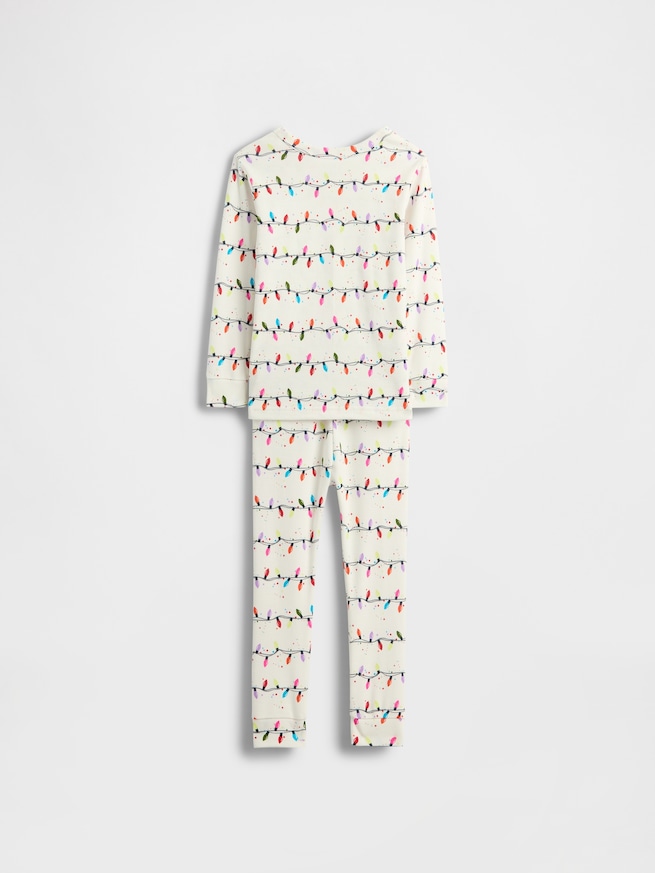 オーガニック ブラッシュドコットン ホリデー パジャマセット (幼児・ベビー)-1