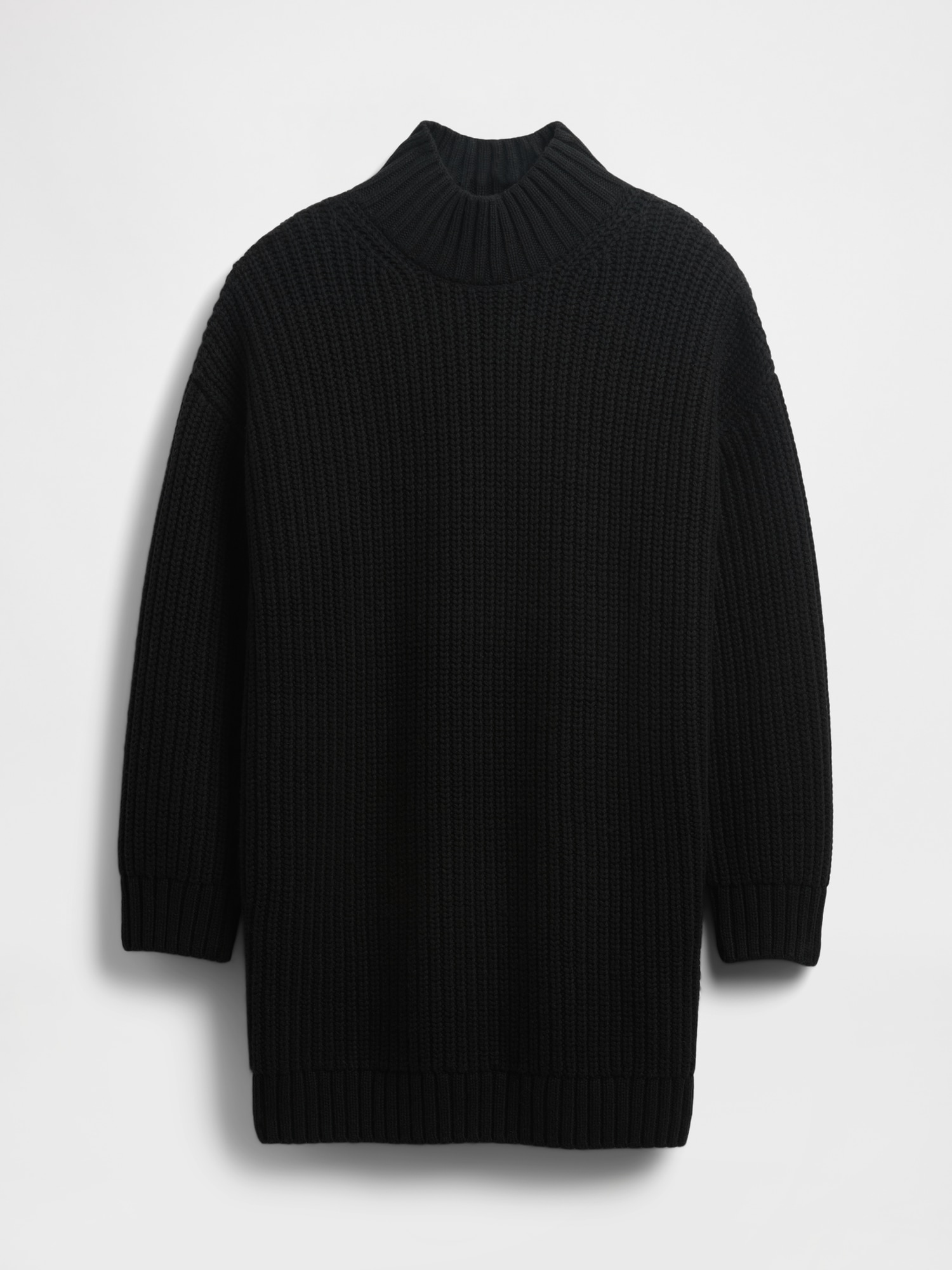 Oversized Turtleneck Mini Sweater Dress