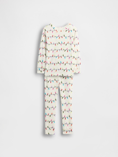 オーガニック ブラッシュドコットン ホリデー パジャマセット (幼児・ベビー)