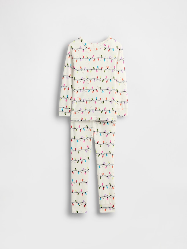 オーガニック ブラッシュドコットン ホリデー パジャマセット (幼児・ベビー)-0