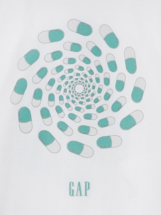 Gap Japan 30周年 Back 2 Back Tシャツ-3