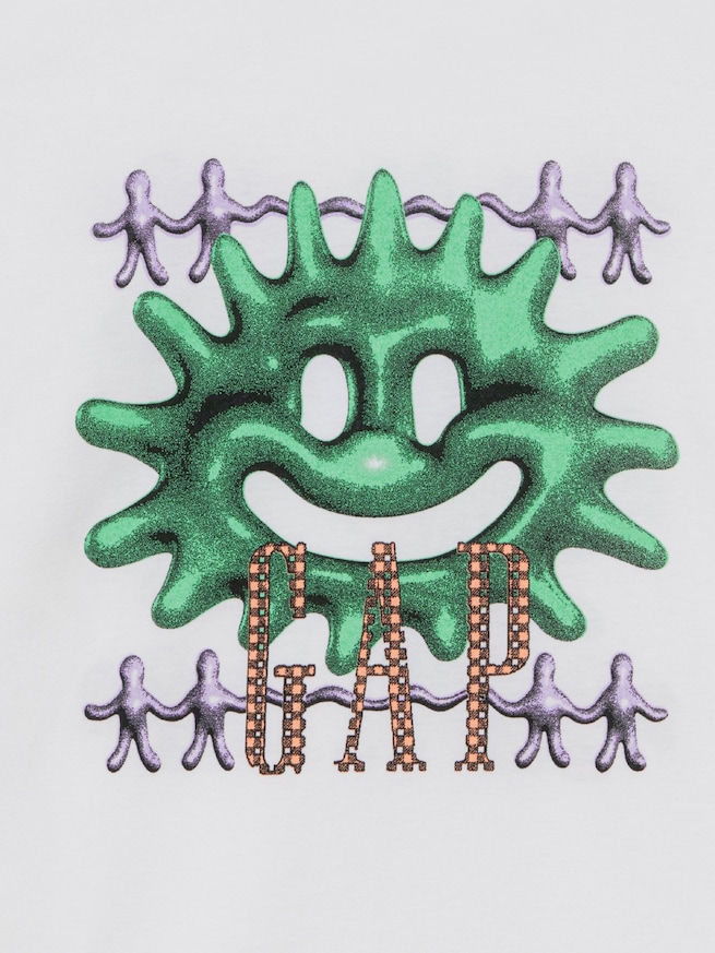 Gap Japan 30周年 Back 2 Back Tシャツ-3