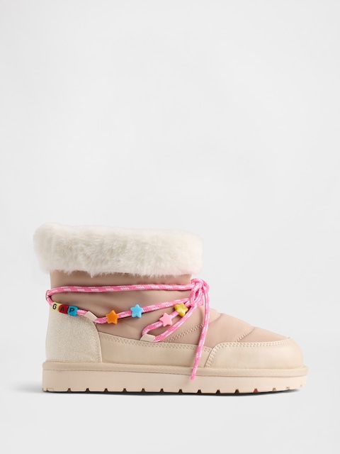 BOTTES REMBOURRÉES AVEC BRELOQUES POUR ENFANT