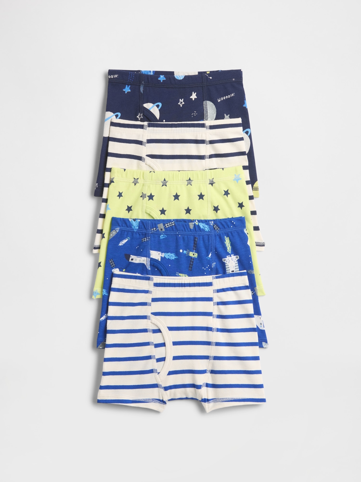 Toddler Organic Stretch Cotton Boxer Briefs (5-Pack)