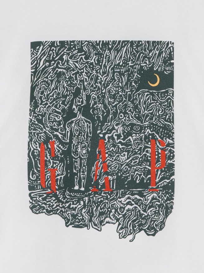 Gap Japan 30周年 Back 2 Back Tシャツ-3