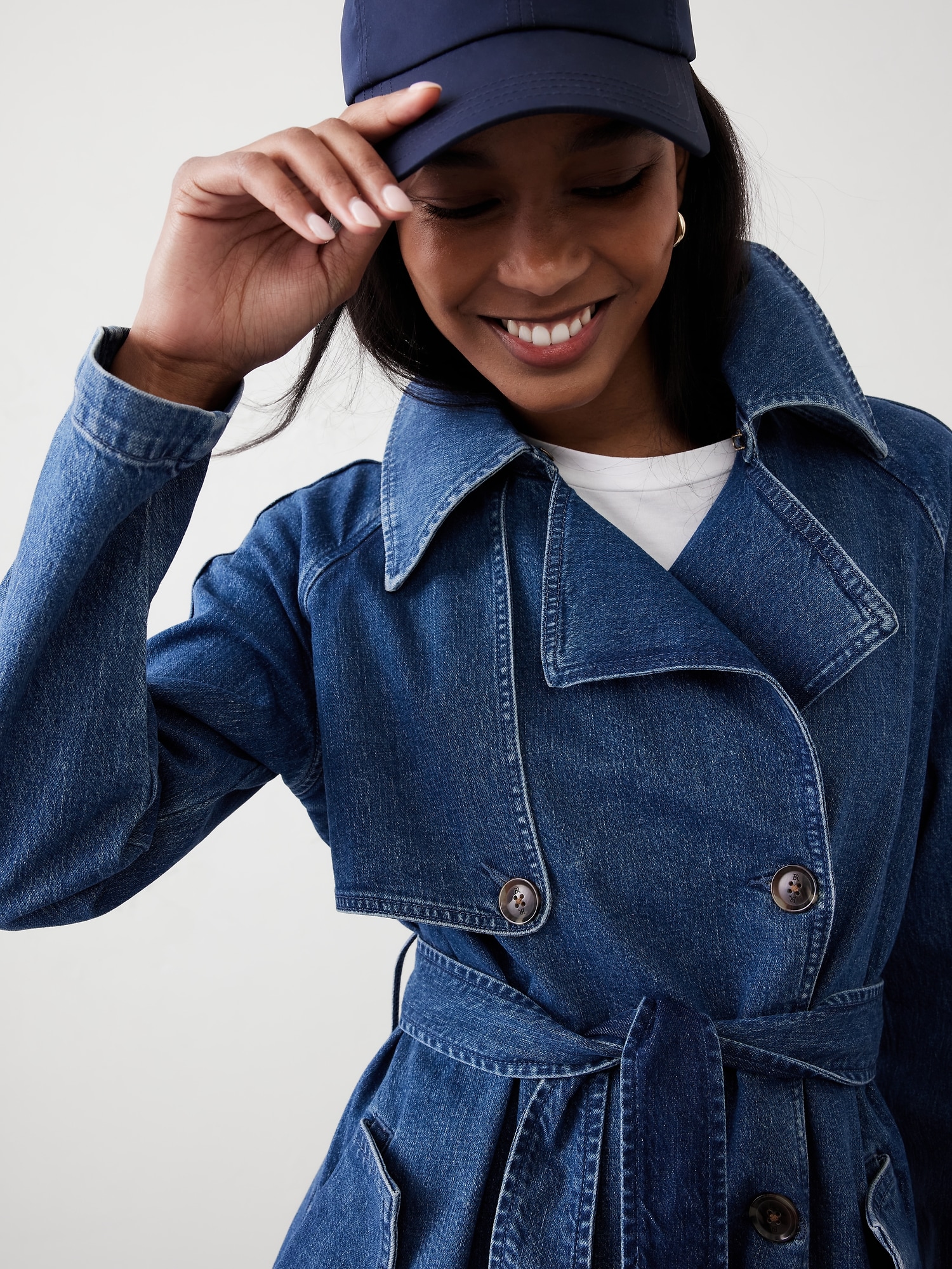 Denim Trench Coat | Banana Republic Factory