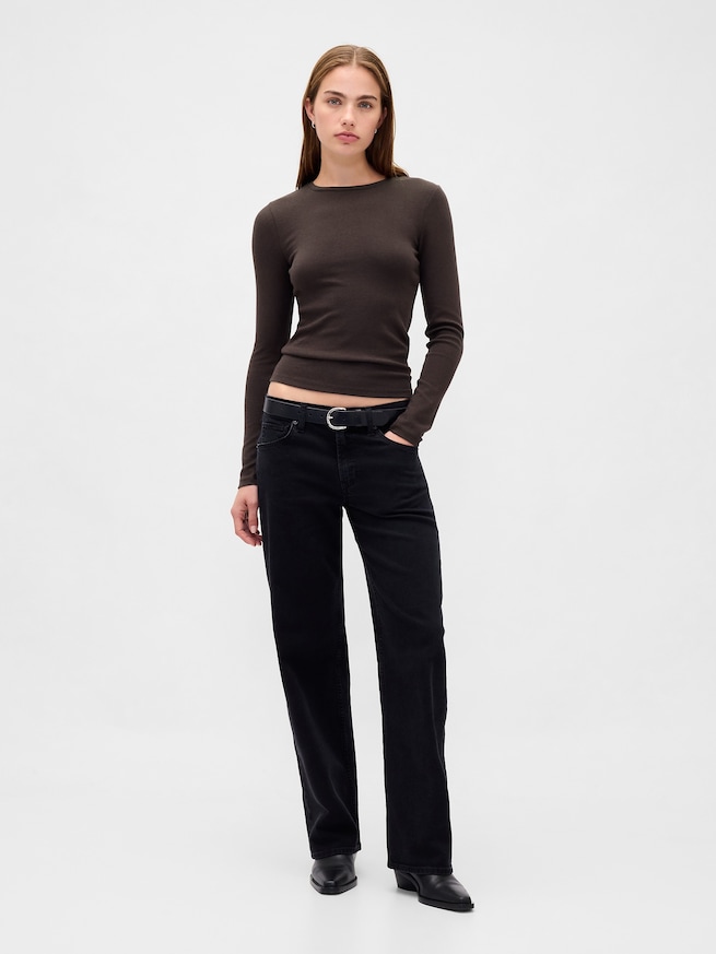 モダン クルーネックTシャツ-1