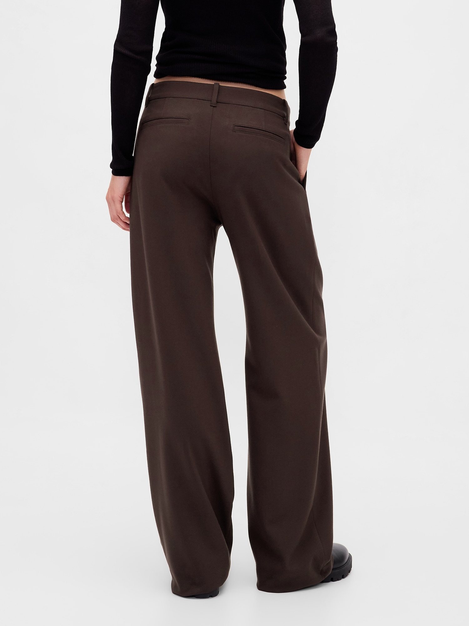 365 Low Rise Brushed Twill Pleated Trousers