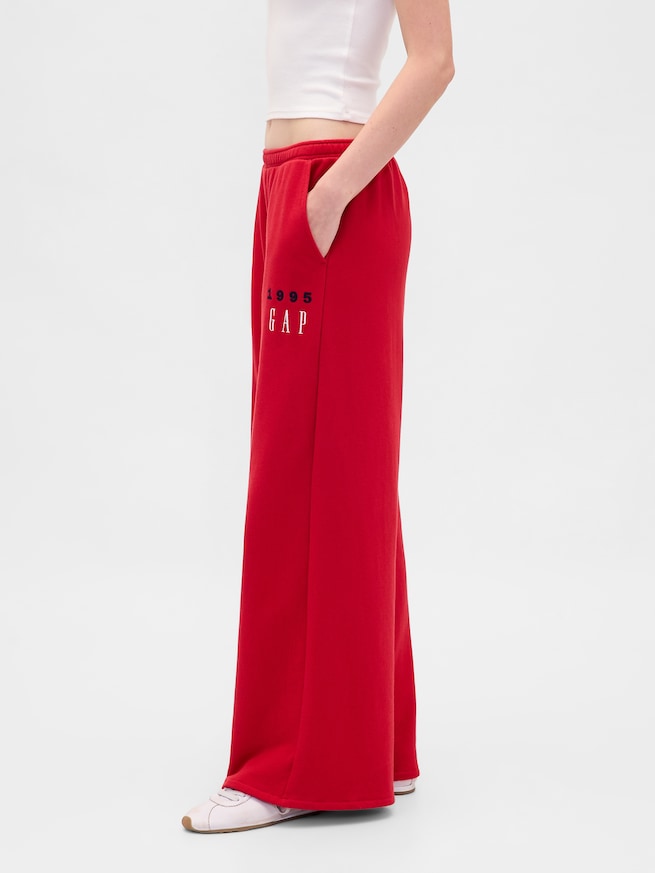 30th アニバーサリー ヘビーウェイト フレンチテリー GAPロゴ バギースウェットパンツ-2