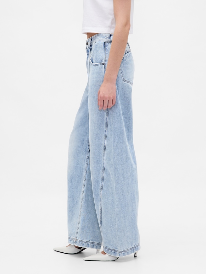 Gap × BÉIS ハイライズ バレルデニム-2