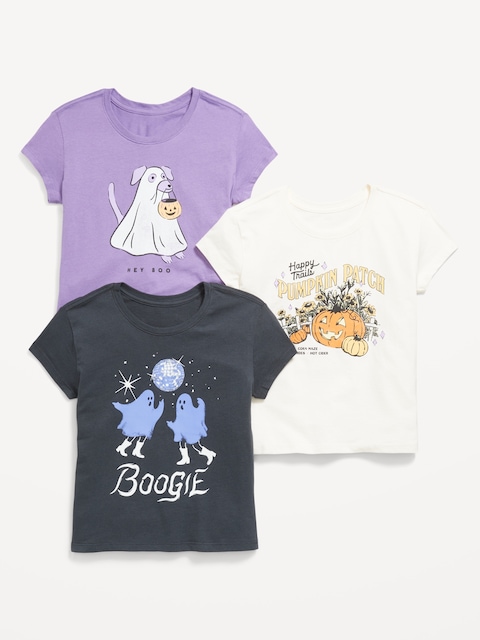Short-Sleeve Graphic T-Shirt 3-Pack for Girls