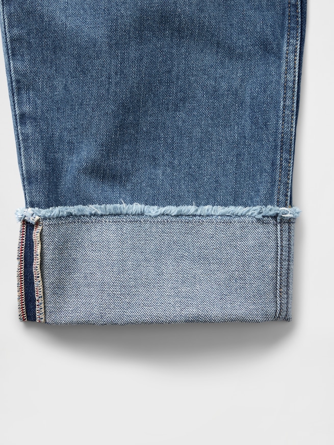 ハイライズ ロールアップ バレルデニム-5