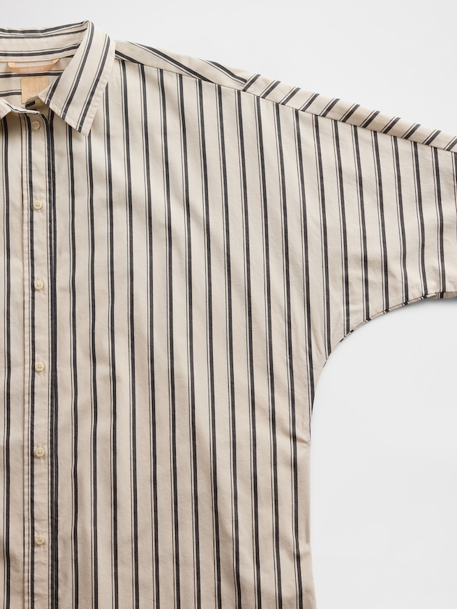 Gap × BÉIS ポプリン ドルマンビッグシャツ-4