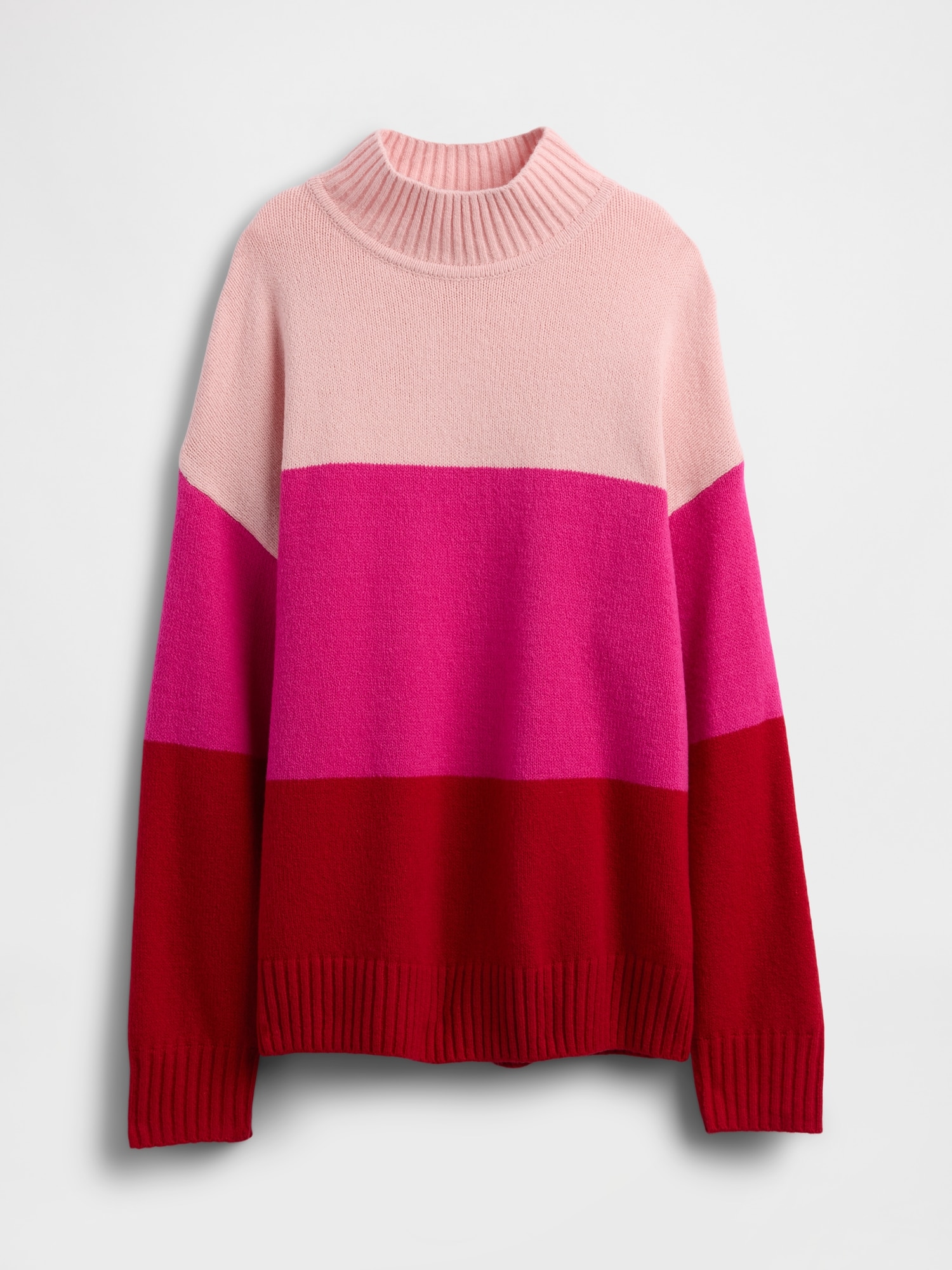 CashSoft カシミヤタッチ ストライプ チュニックセーター (キッズ)-1