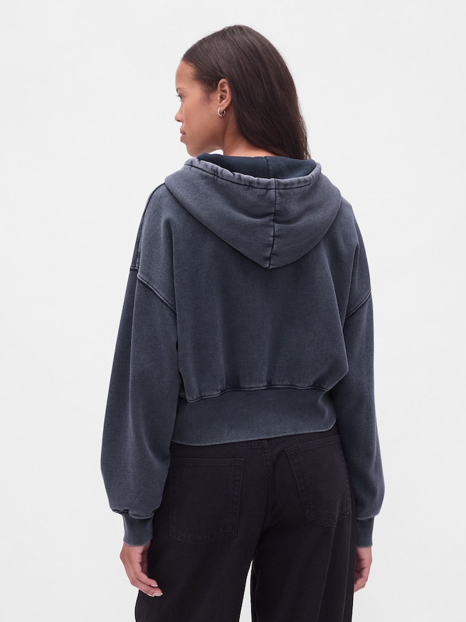 ヴィンテージソフト 1969 GAPロゴ ジップアップパーカー-2