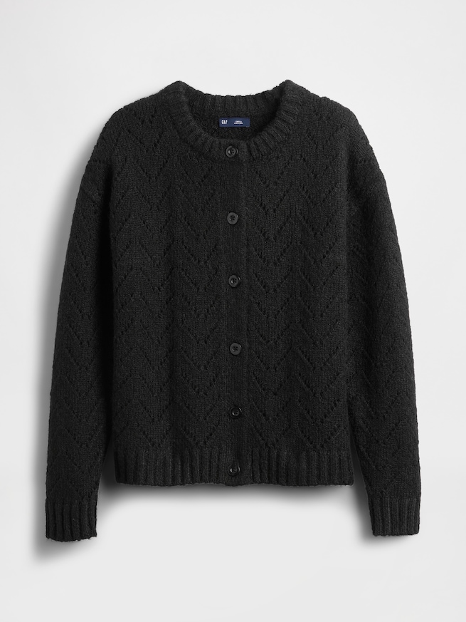 ふわもこ ポインテール カーディガン-4