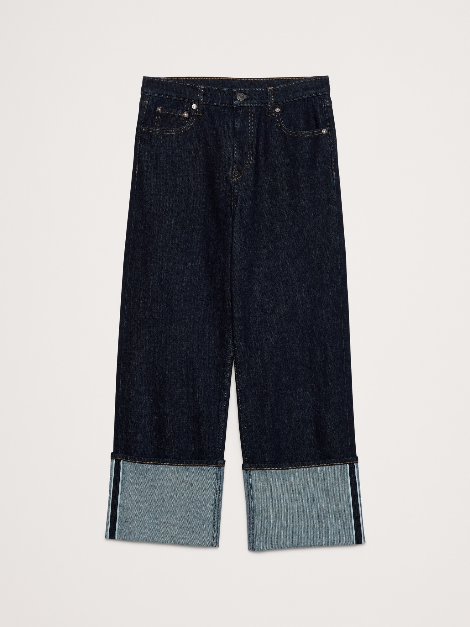 ハイライズ ストーブパイプ ストレートレッグ ジーンズ-5 ハイライズ ストーブパイプ ストレートレッグ ジーンズ-5